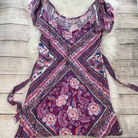 Arnhem Azalea Boho Off Shoulder Mini Dress - Picture 5 of 8